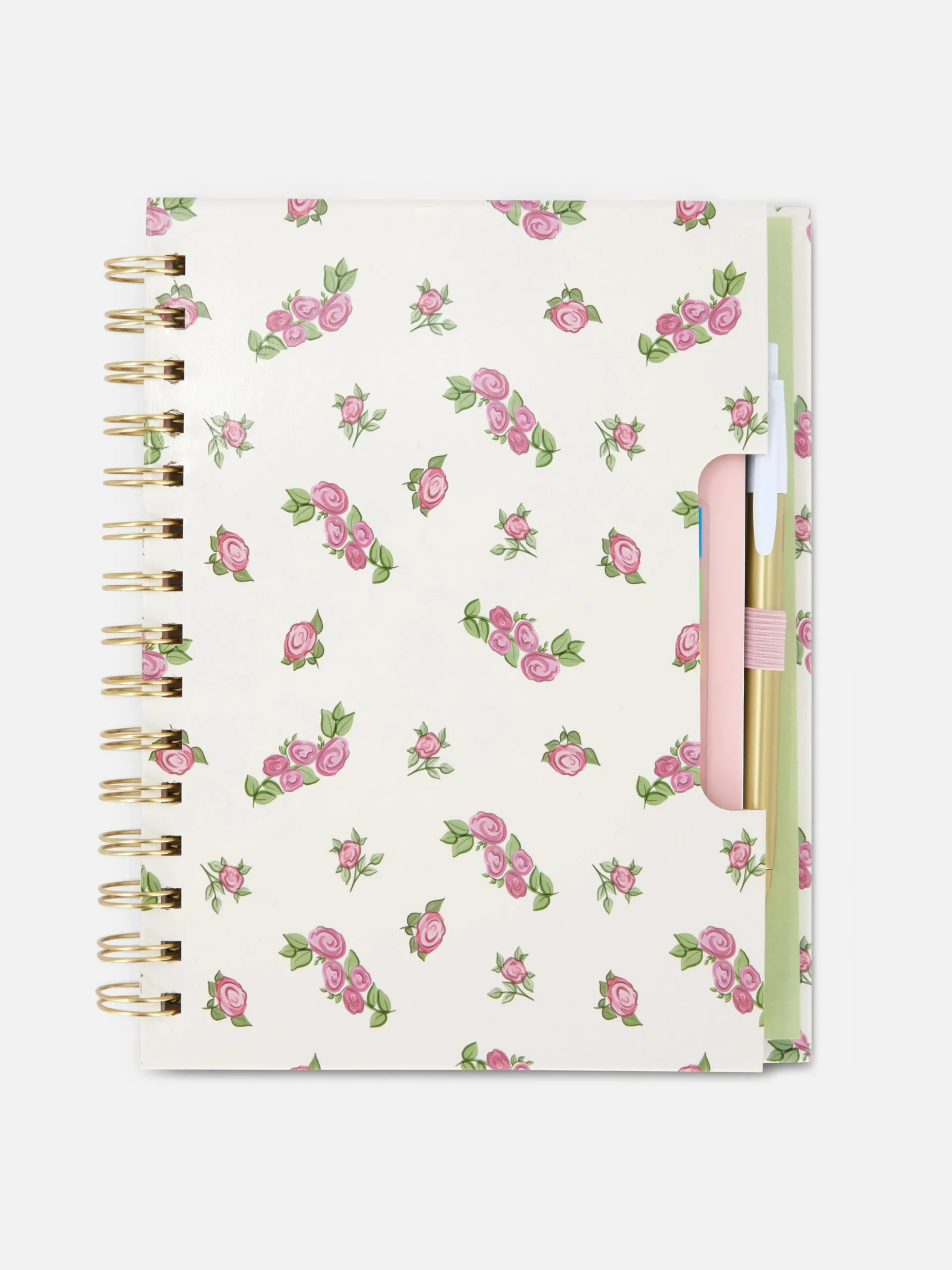 Bloco Notas A5 Padrão Rosa