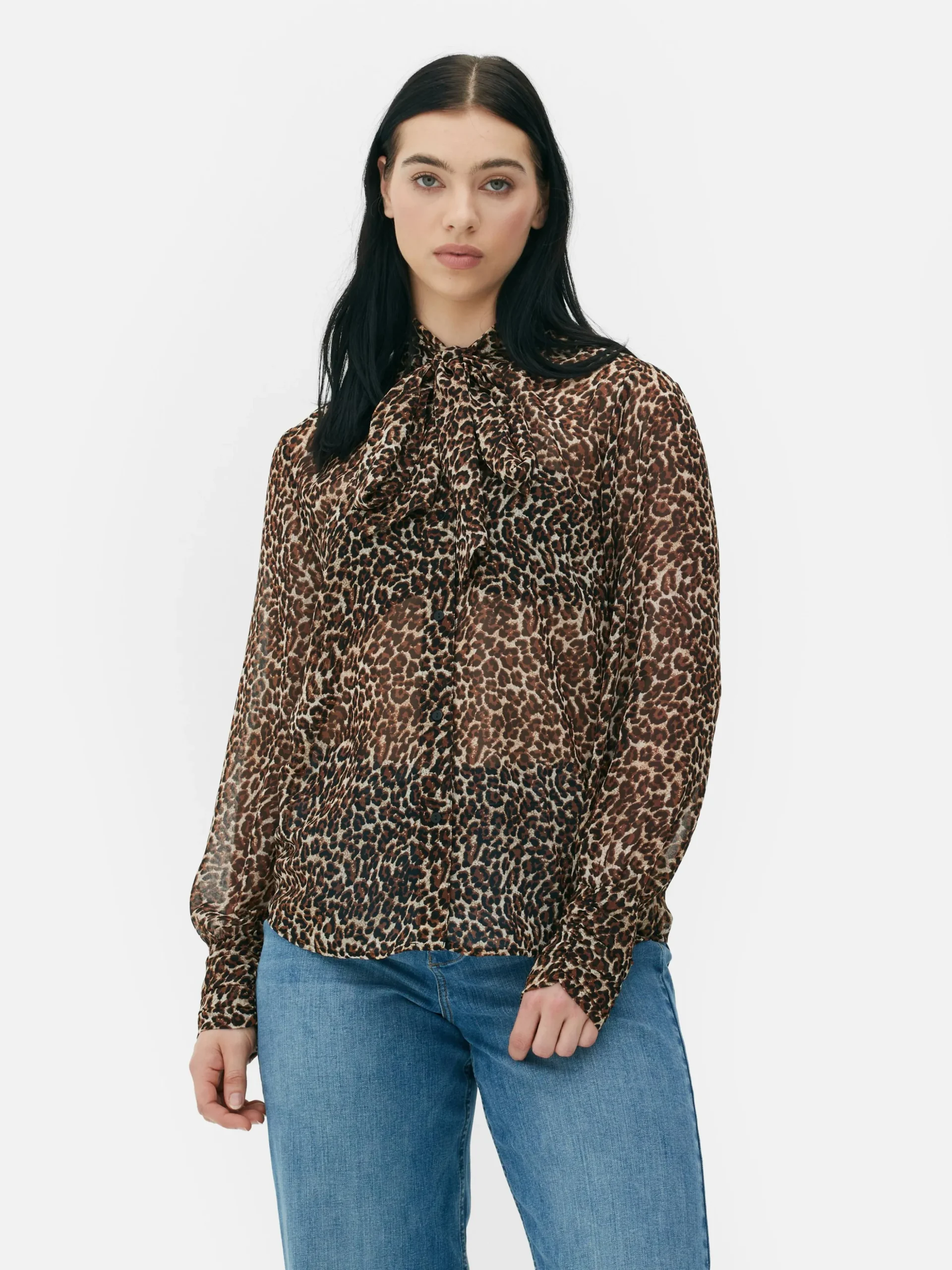 Blusa Botões Laçada