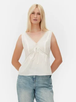 Blusa S/ Mangas Decote V