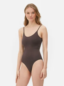 Body Modelador S/costuras Gola Redonda