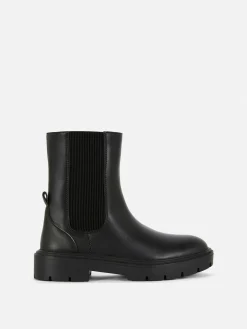 Botas Chelsea Biqueira Redonda