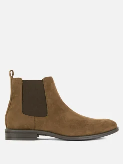 Botas Chelsea Imitação Camurça Clássicas