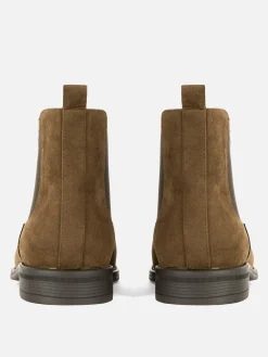 Botas Chelsea Imitação Camurça Clássicas