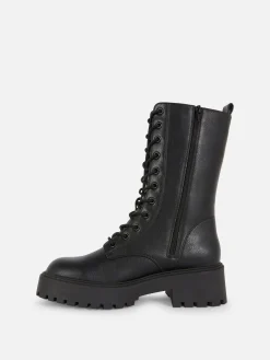 Botas Estilo Motard Atacadores Sola Grossa