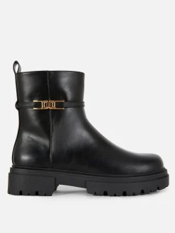 Botins Detalhe Fivela
