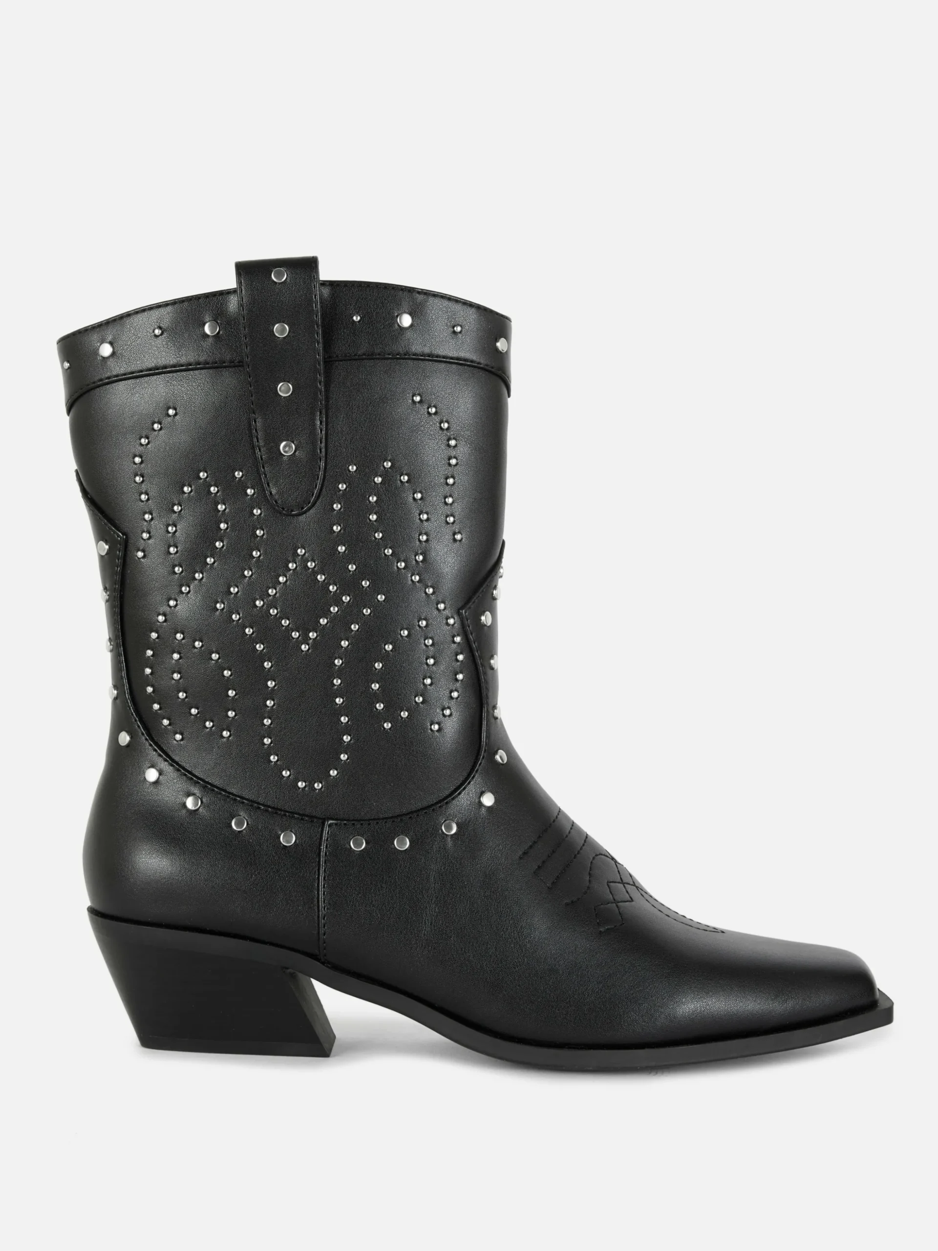 Botins Estilo Vcowboy Tachas