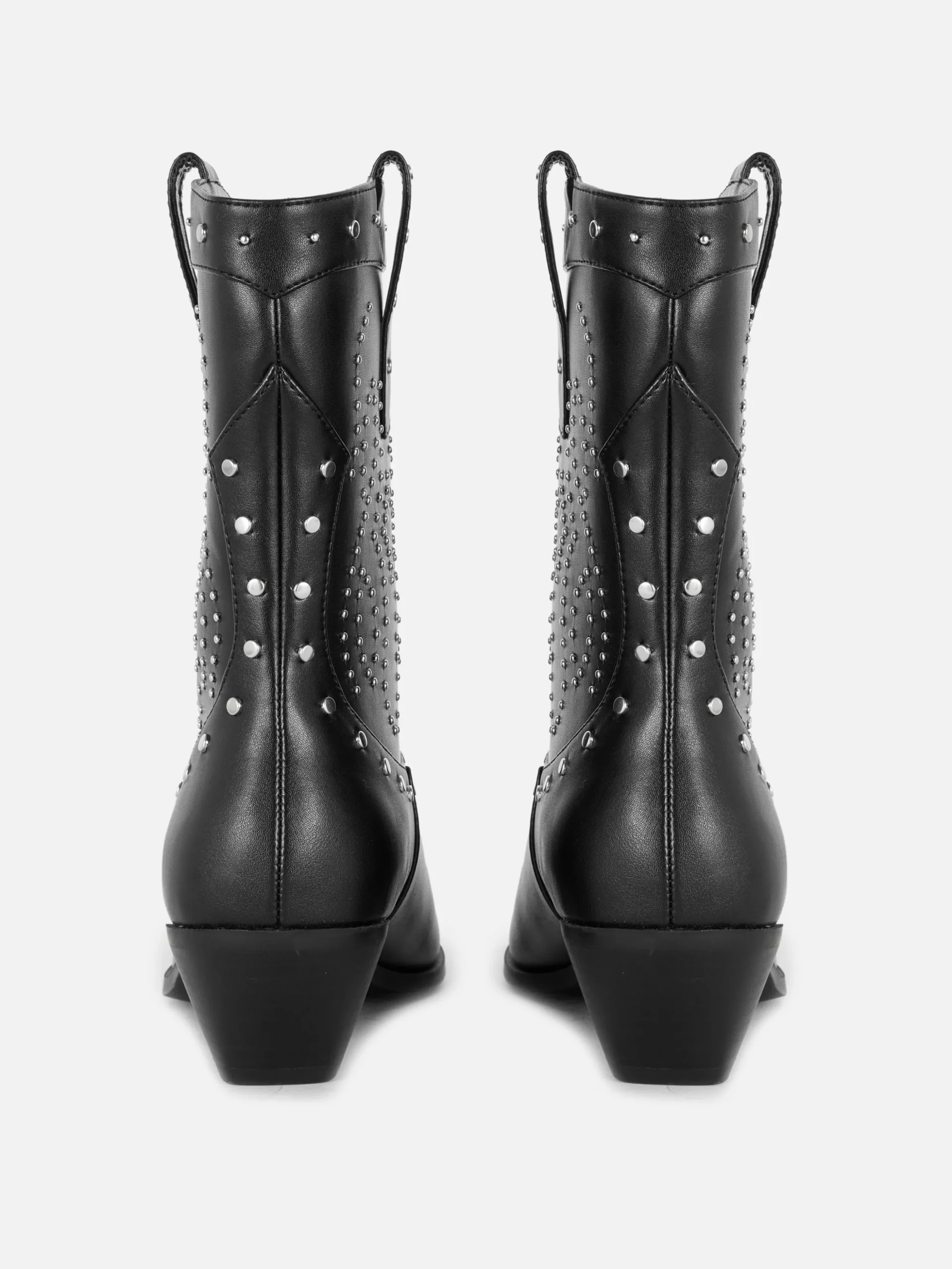 Botins Estilo Vcowboy Tachas