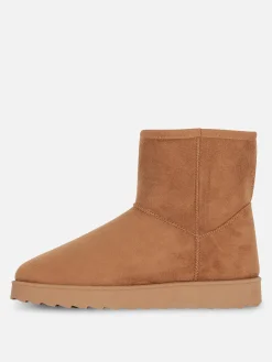 Botins Imitação Camurça