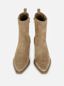 Botins Salto Baixo Western