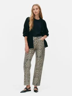 Calças Ganga Estampado Leopardo