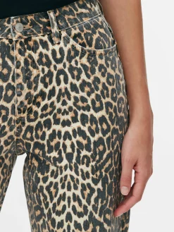 Calças Ganga Estampado Leopardo