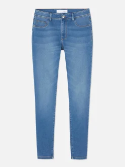 Calças Ganga Skinny Básicas Cintura Média