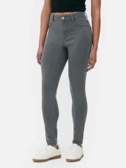 Calças Ganga Skinny Básicas Cintura Média