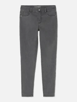 Calças Ganga Skinny Básicas Cintura Média