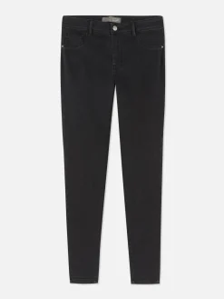 Calças Ganga Skinny Básicas Cintura Média