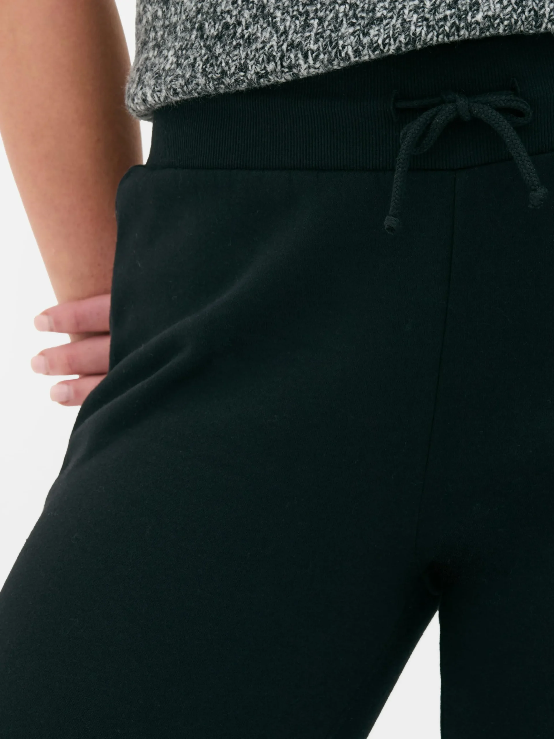 Calças Treino Skinny Cordão