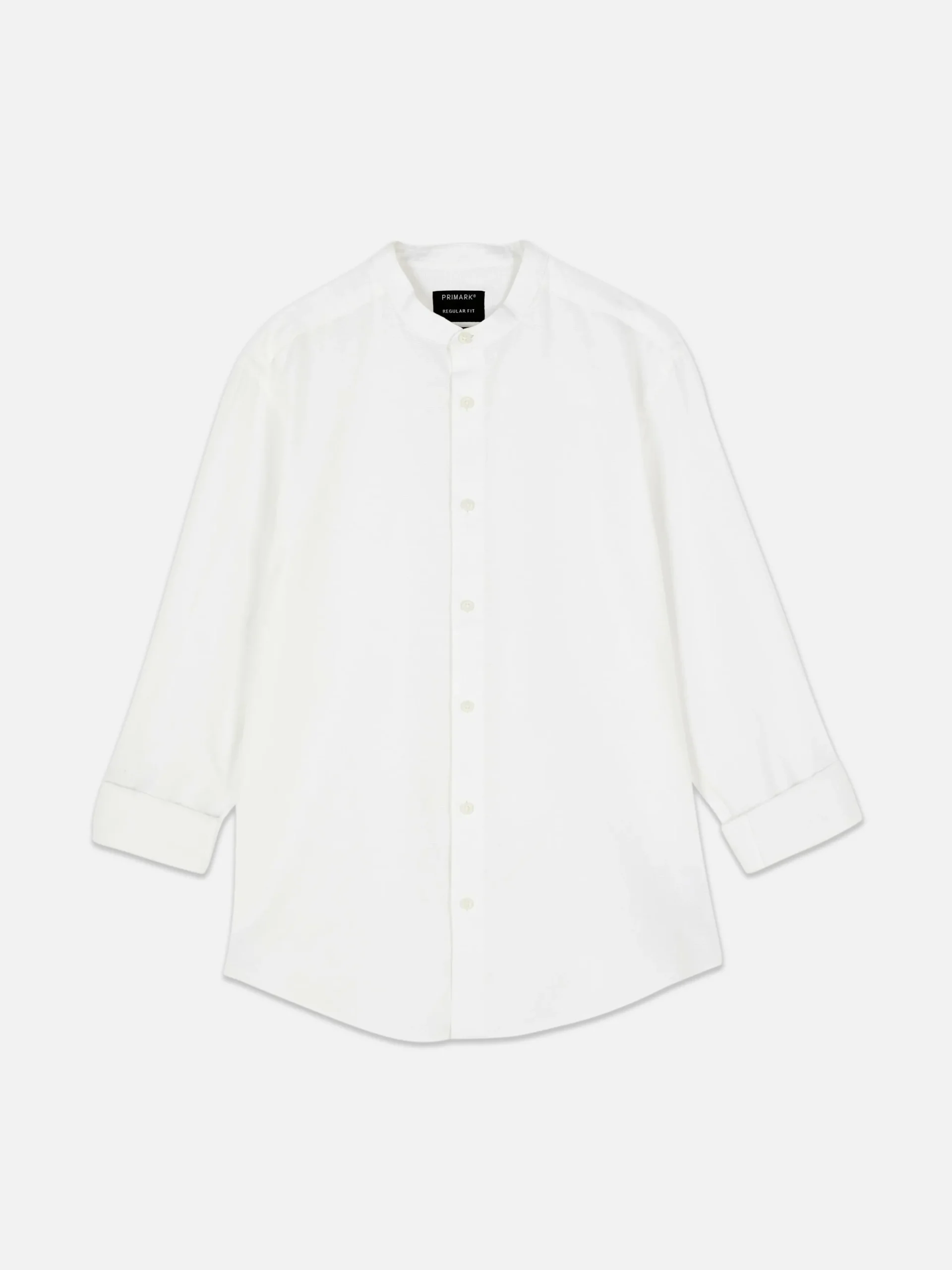 Camisa Botões Manga Enrolada