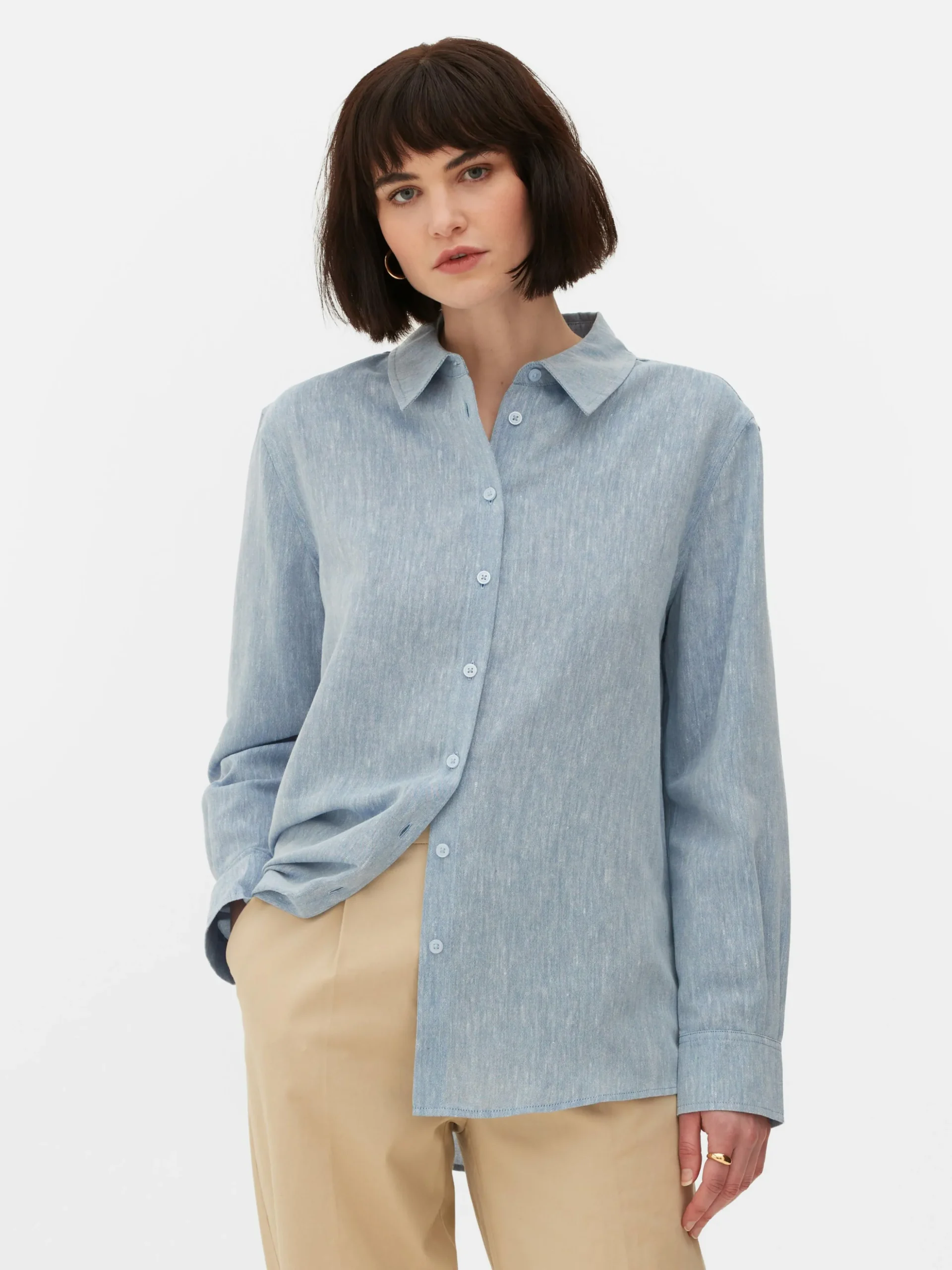 Camisa Manga Comprida Cambraia