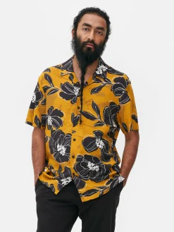 Camisa Manga Curta Estampado Floral