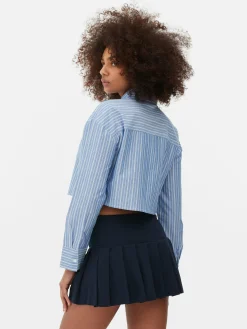 Camisa Oxford Curta