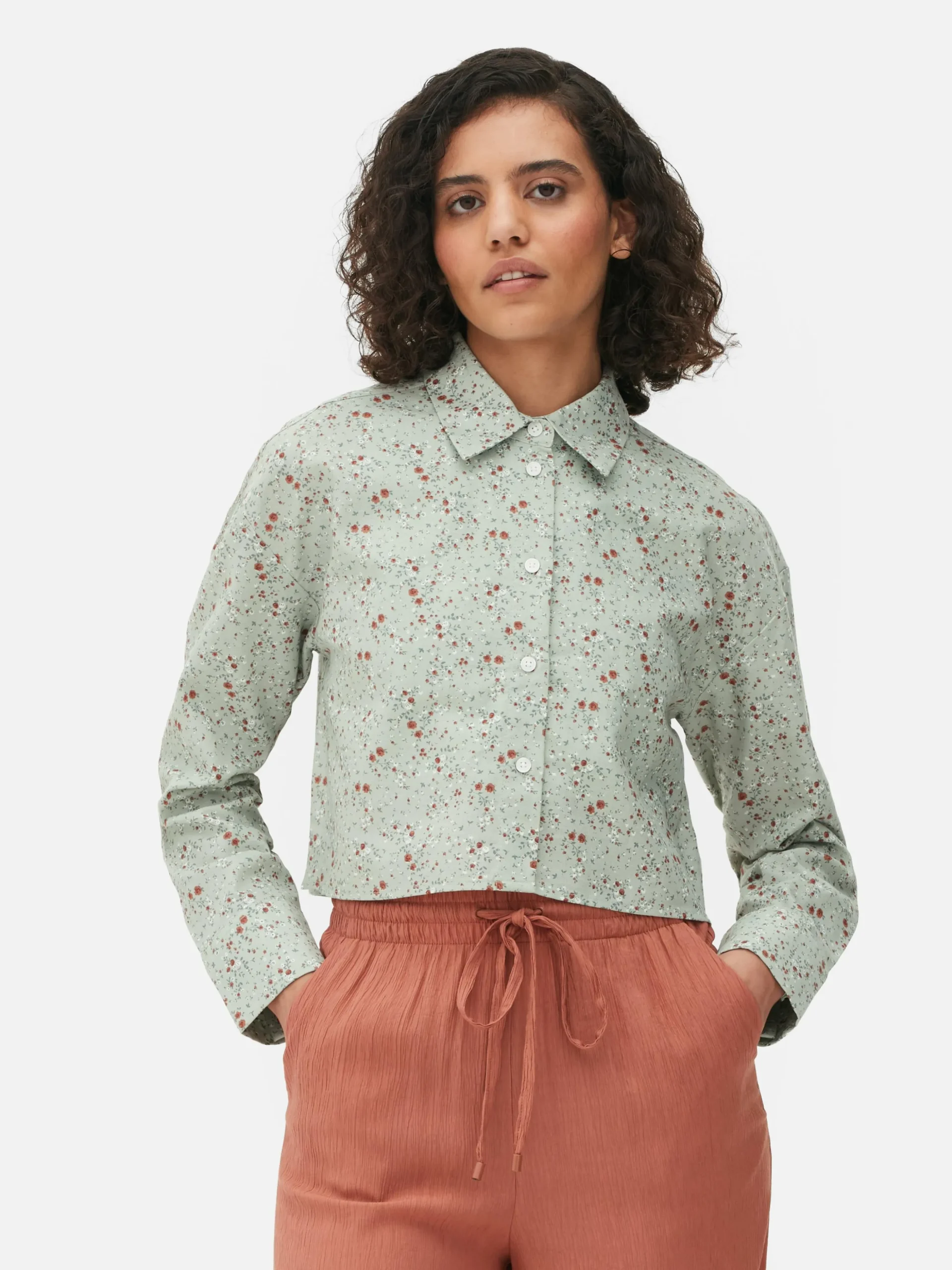 Camisa Oxford Curta