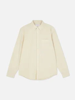 Camisa Sarja Algodão Manga Comprida