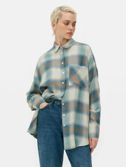 Camisa Xadrez Corte Boyfriend