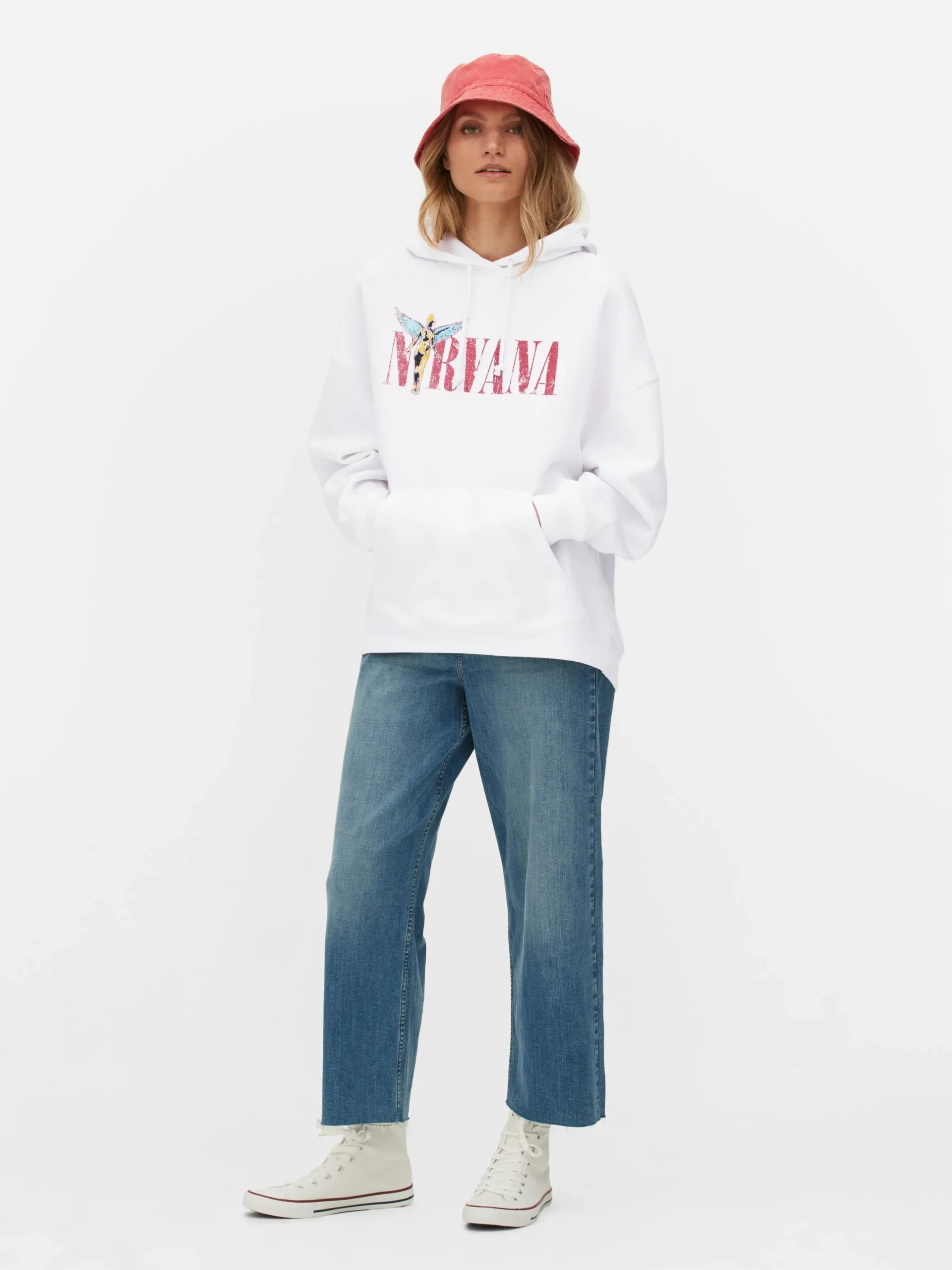 Camisola Capuz Gráfico Nirvana