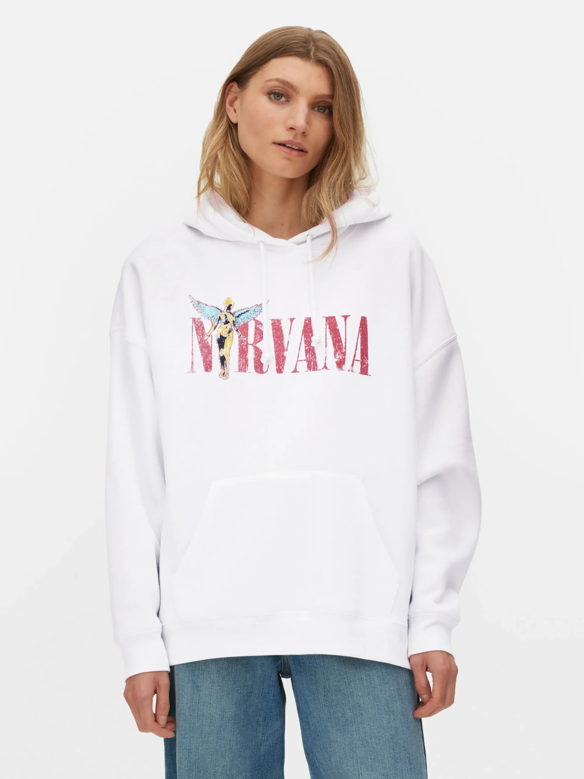Camisola Capuz Gráfico Nirvana