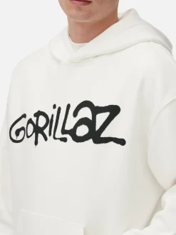 Camisola Capuz Padrão Camuflado Gorillaz