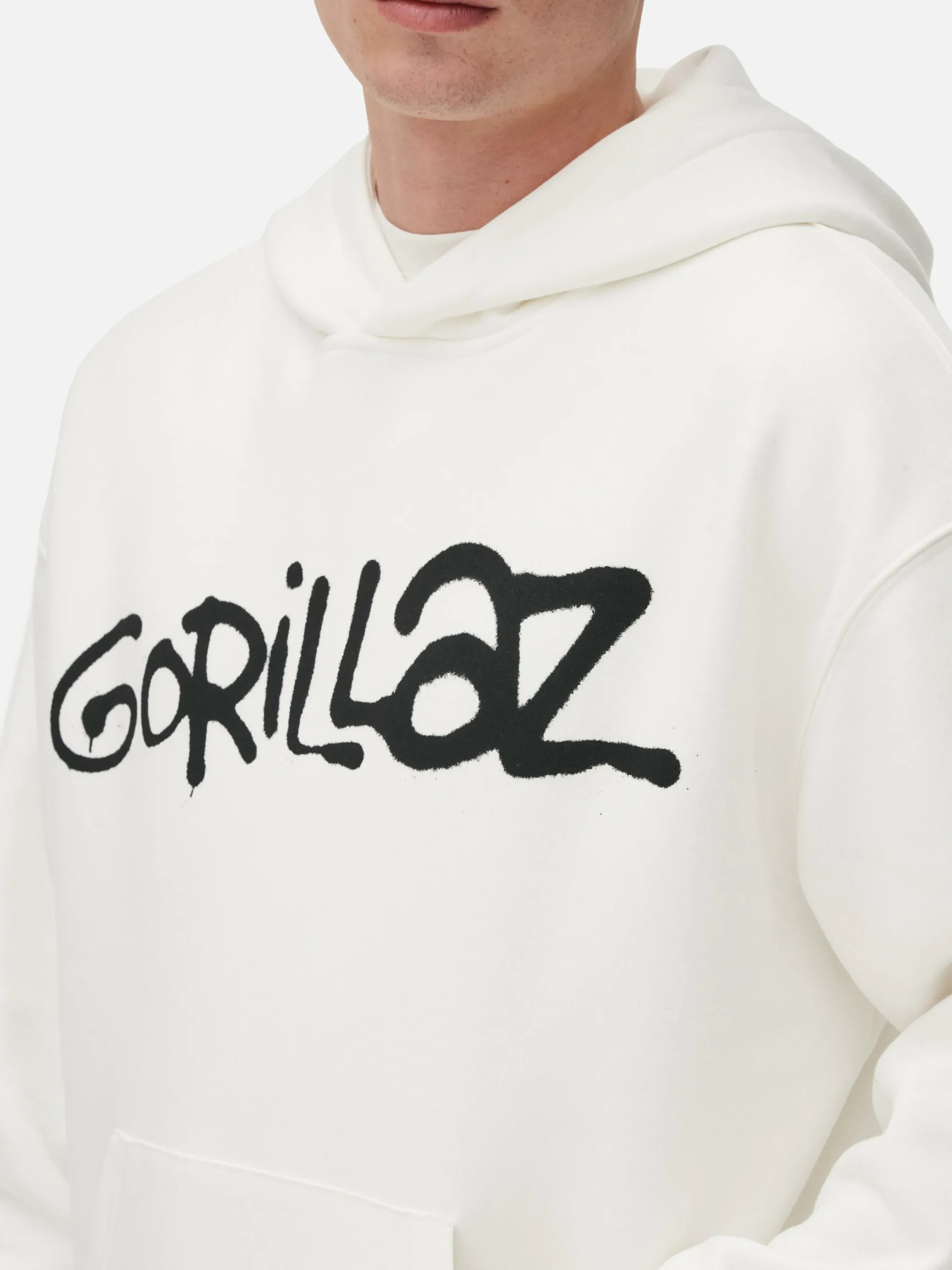 Camisola Capuz Padrão Camuflado Gorillaz