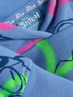 Camisola Capuz Padrão Disney Stitch