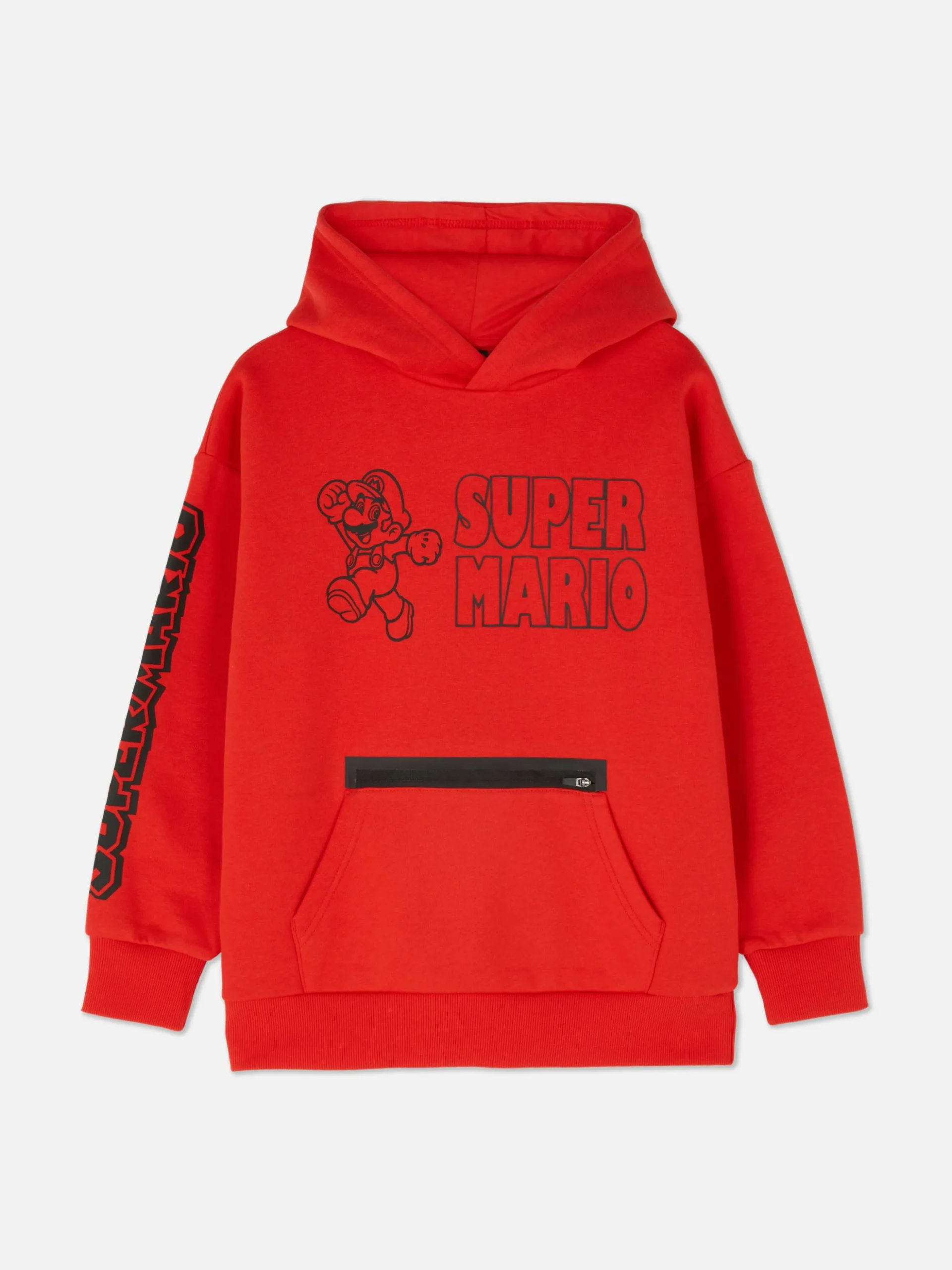 Camisola Capuz Personagem Super Mario