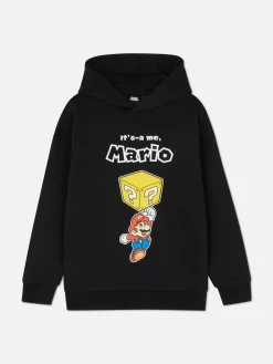 Camisola Capuz Super Mario Blocos Construção