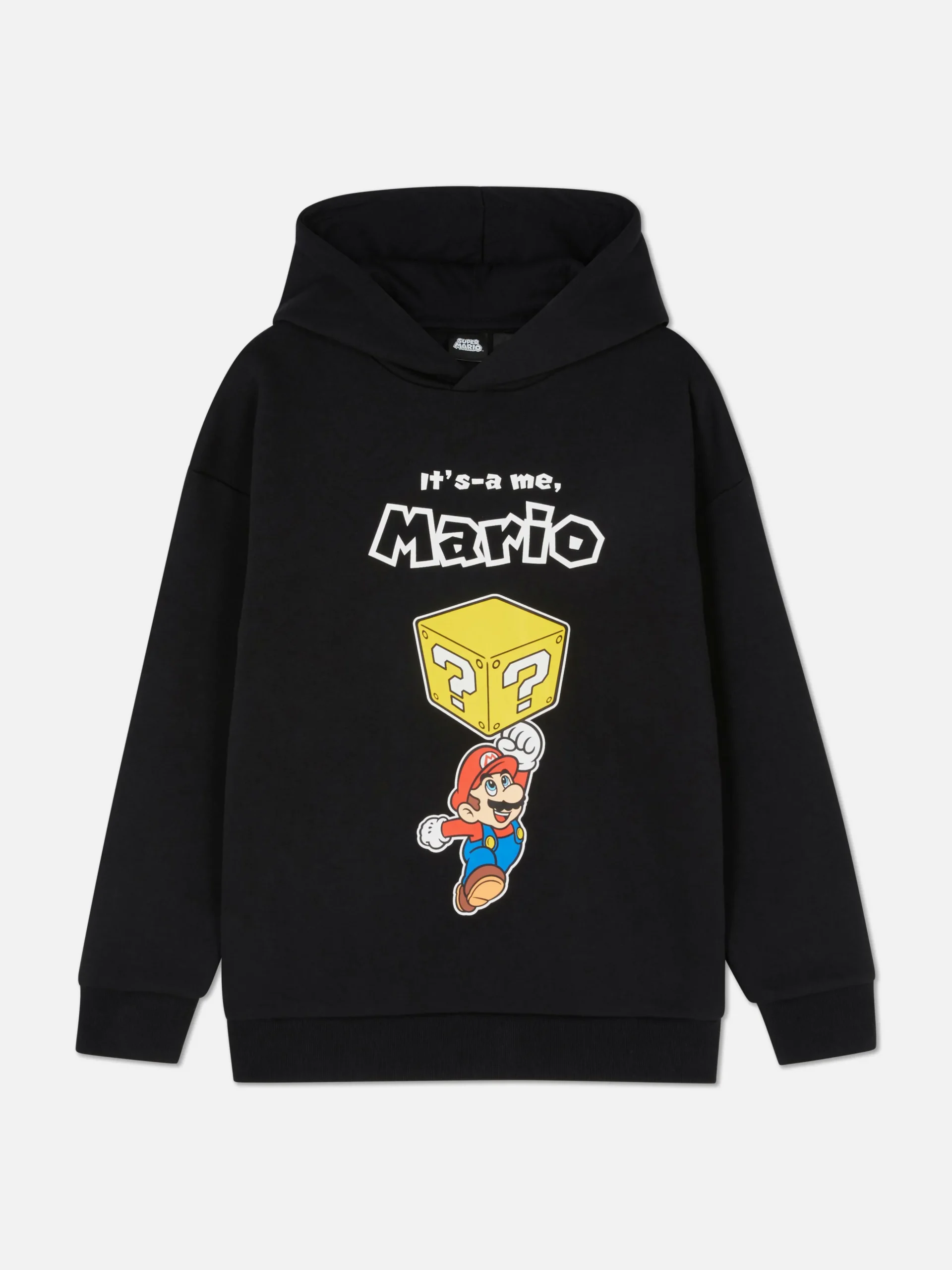 Camisola Capuz Super Mario Blocos Construção