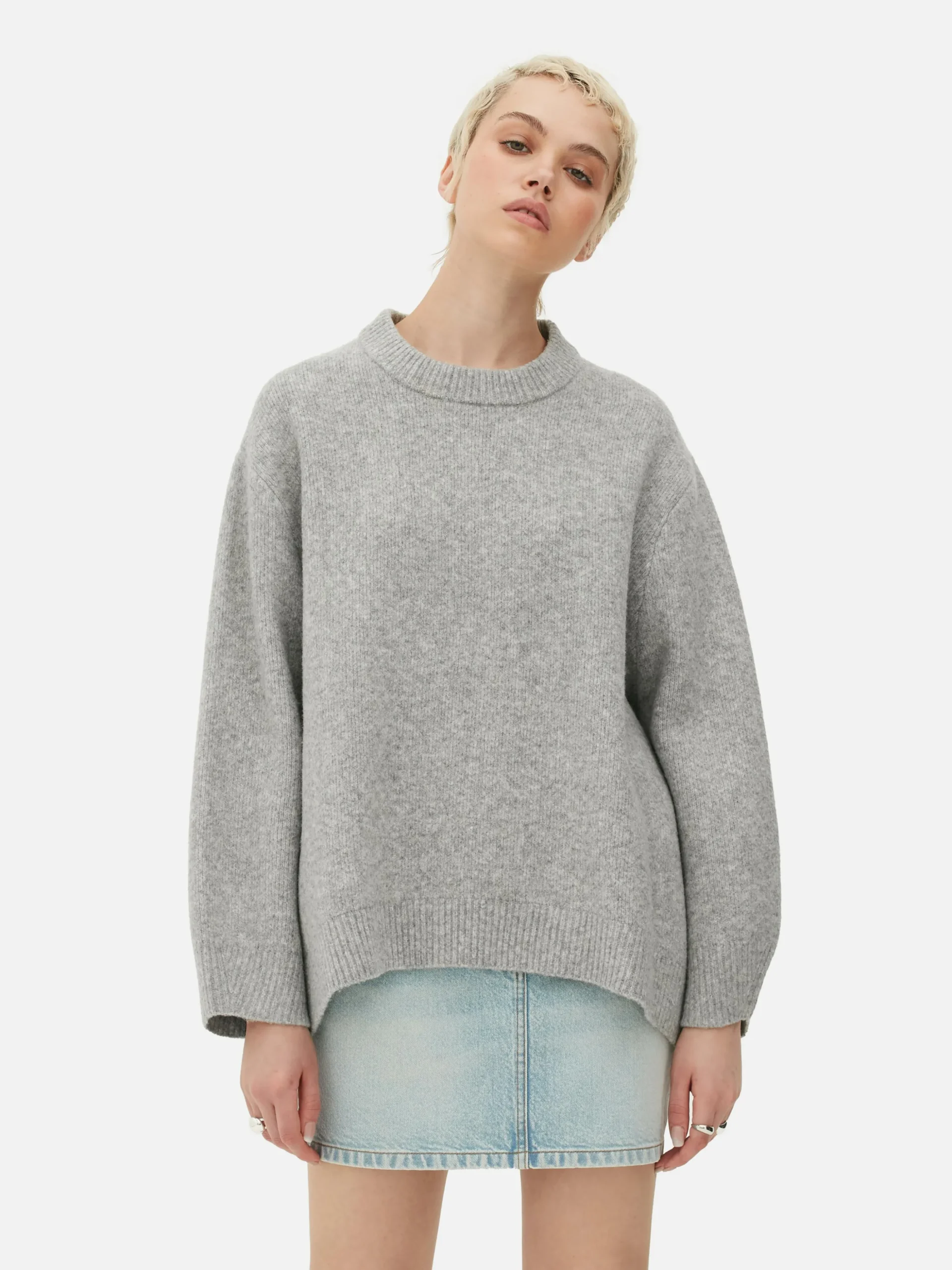 Camisola Corte Grande Gola Redonda