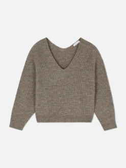 Camisola Decote V Malha
