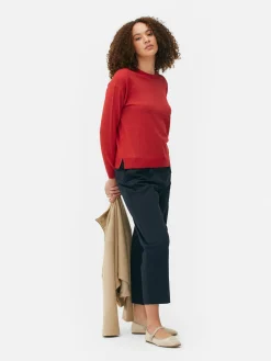 Camisola Gola Redonda Malha Fina