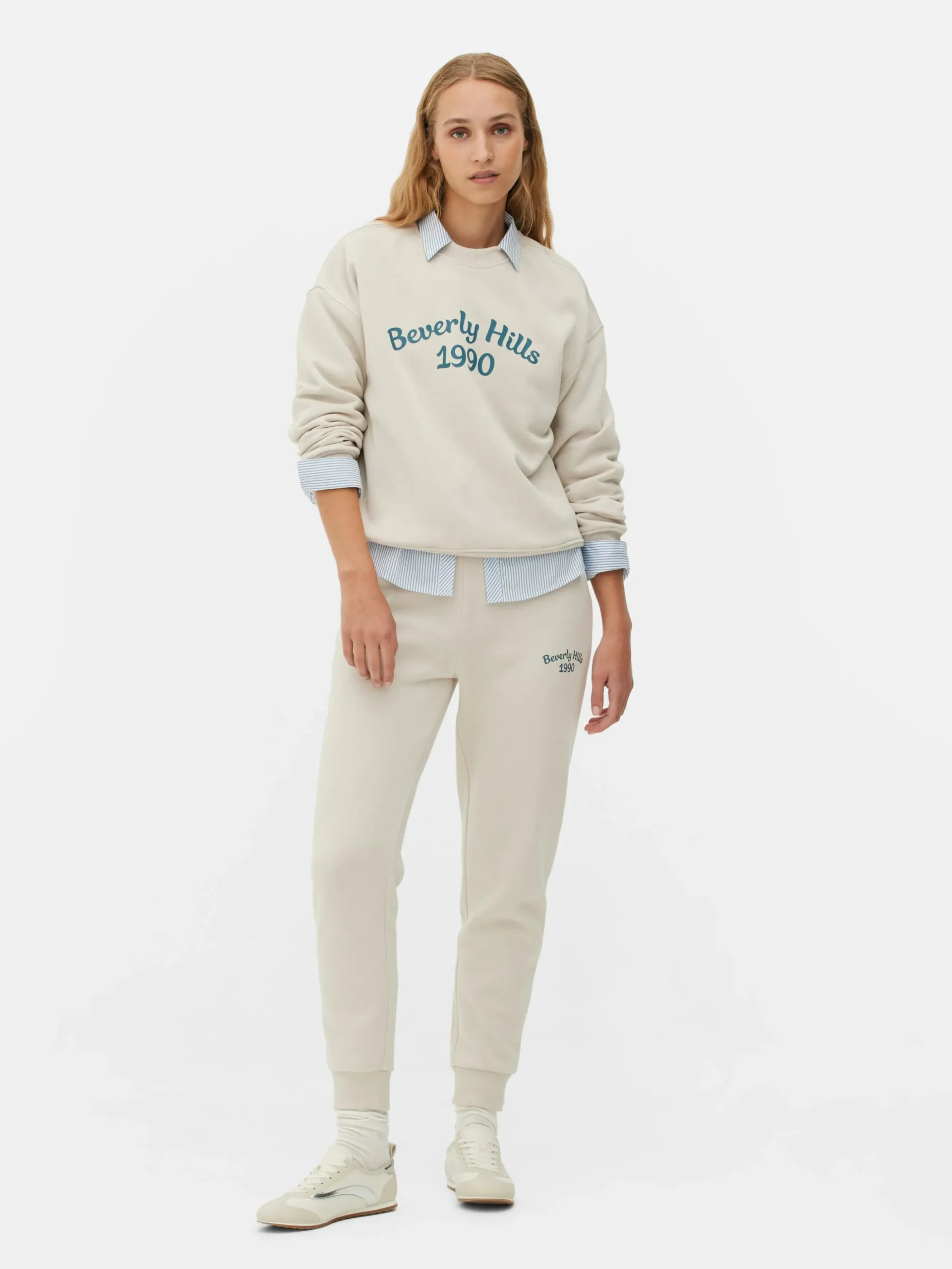 Camisola Gola Redonda Slogan