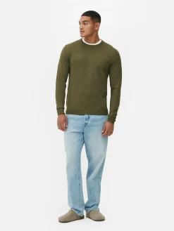 Camisola Malha Fina Gola Redonda
