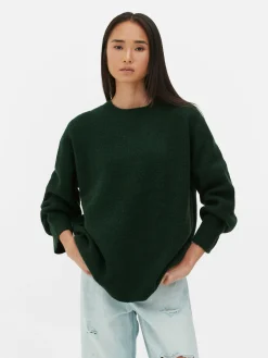 Camisola Malha Mangas Punhos
