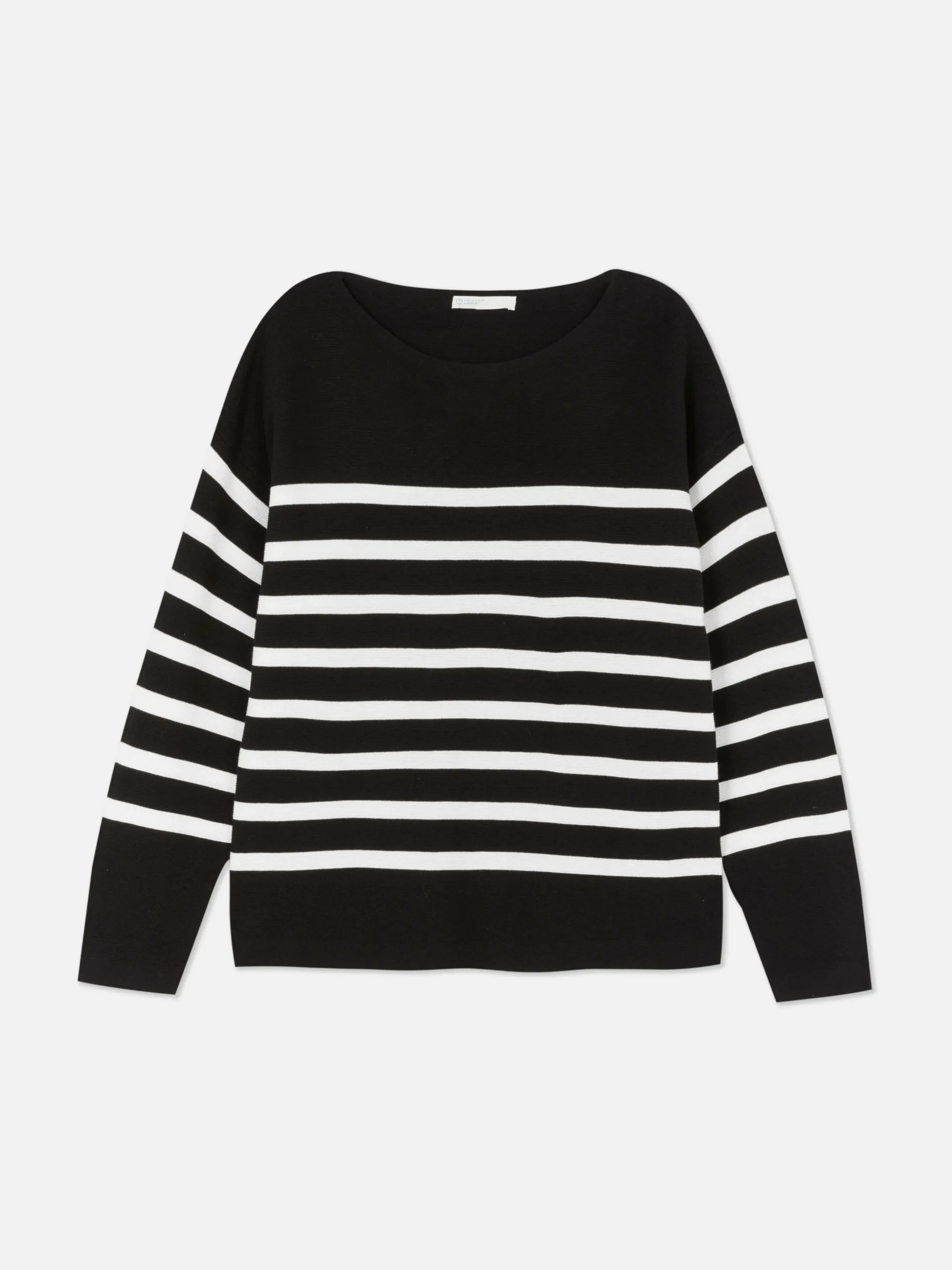 Camisola Manga Comprida Decote Barco