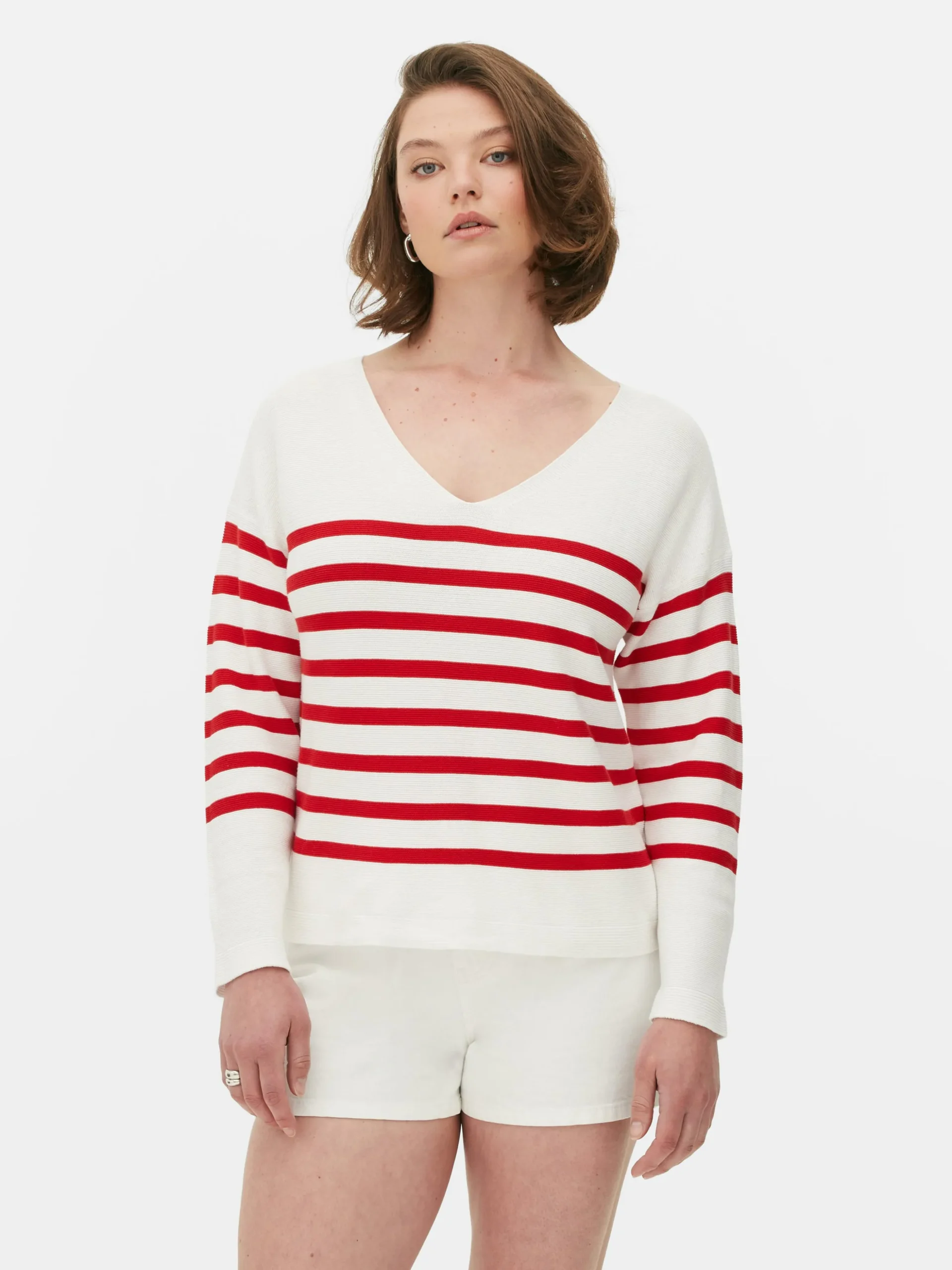 Camisola Manga Comprida Decote Barco