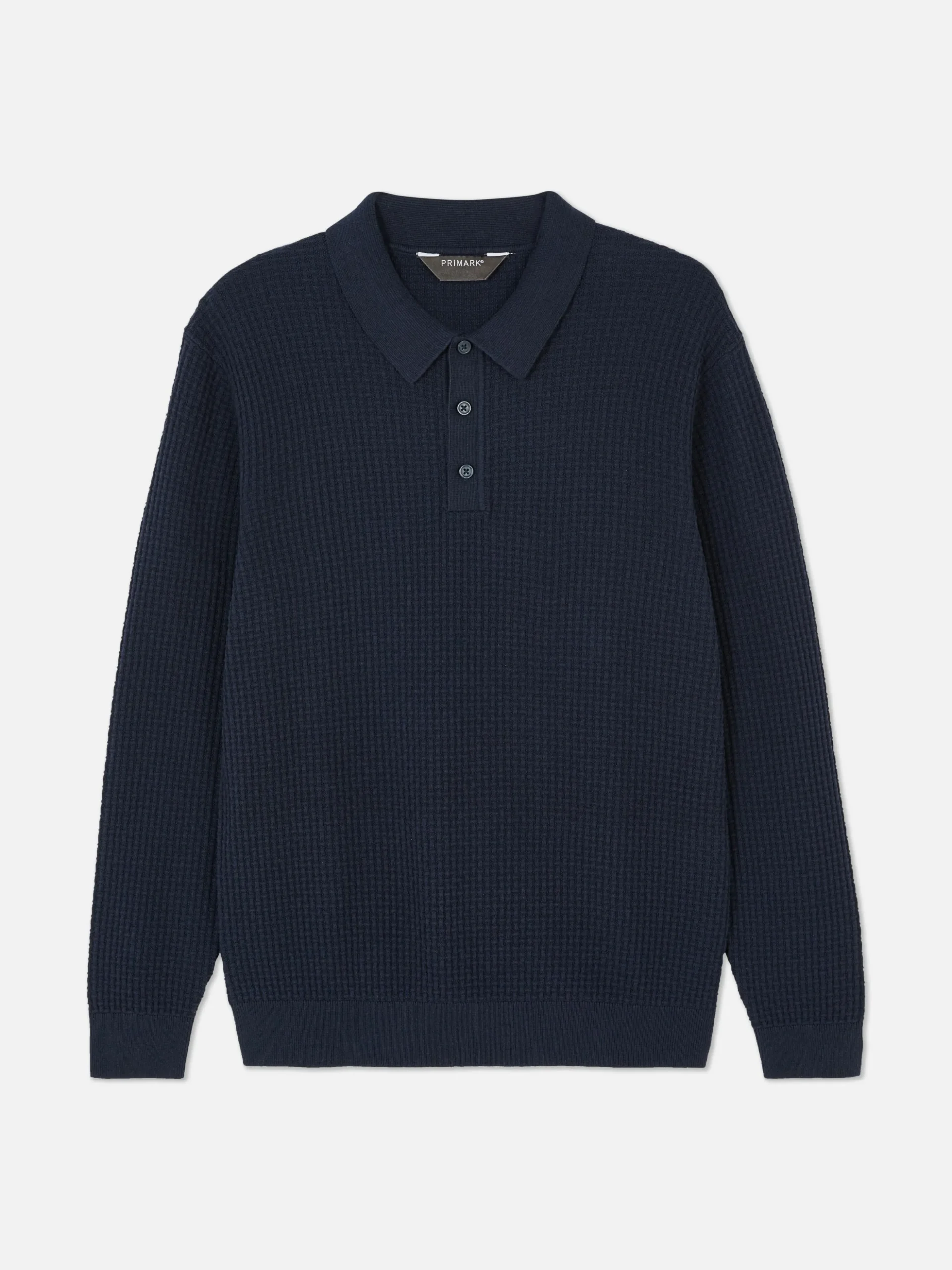 Camisola Polo Texturada
