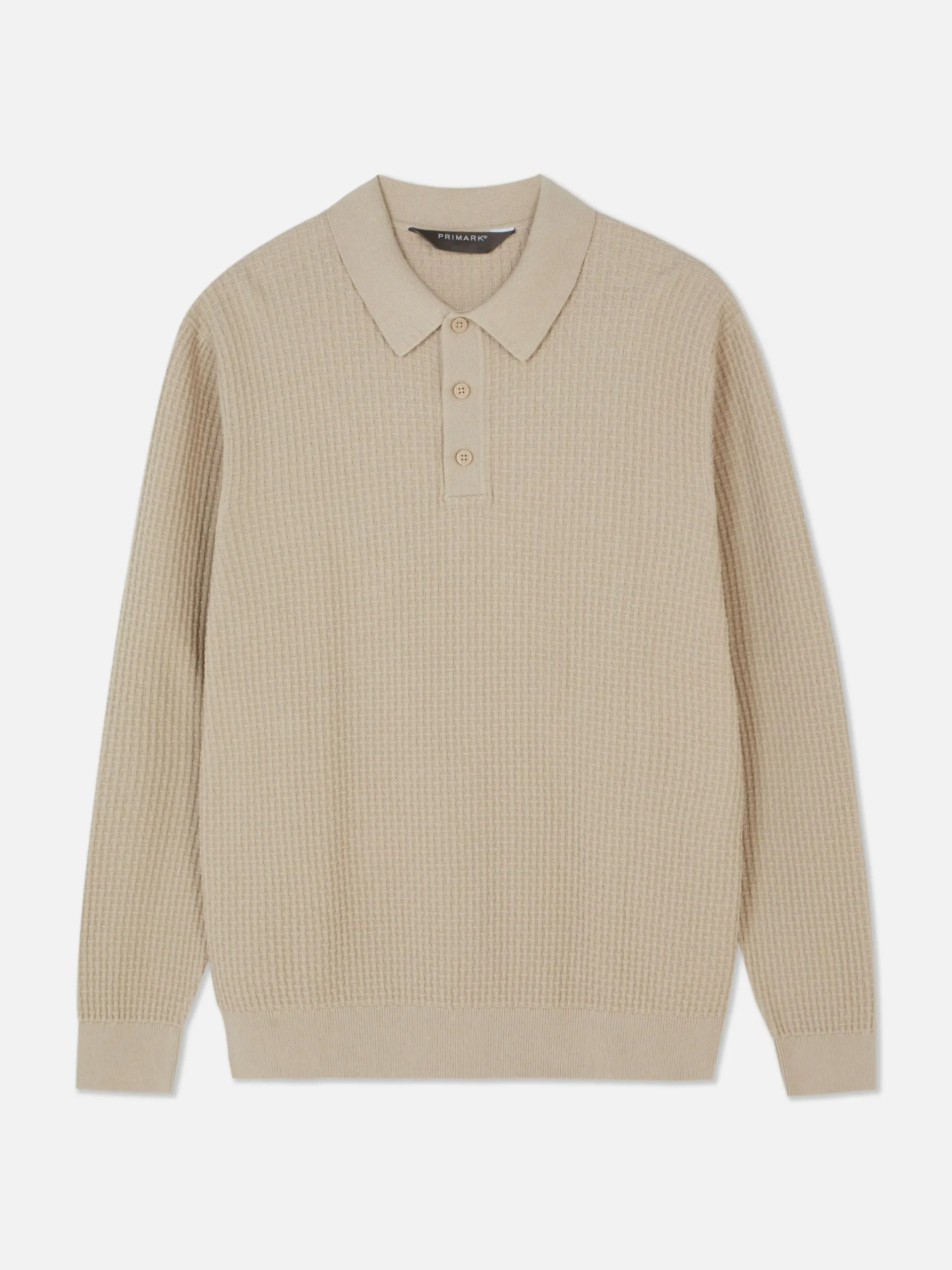 Camisola Polo Texturada