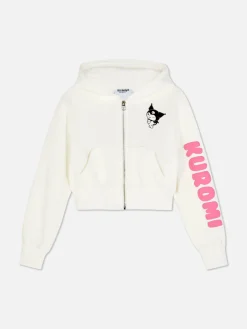 Casaco Capuz Fecho Correr Hello Kitty Kuromi