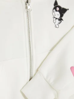 Casaco Capuz Fecho Correr Hello Kitty Kuromi