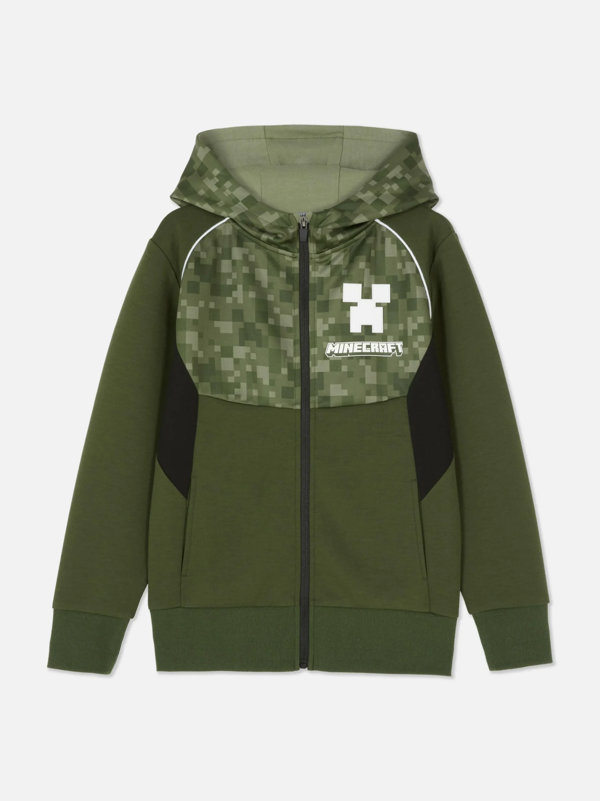 Casaco Capuz Fecho Minecraft