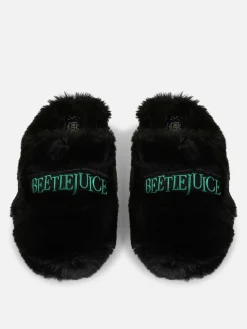 Chinelos Felpudos Beetlejuice