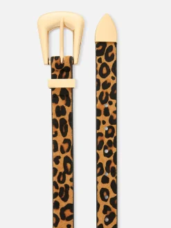 Cinto Leopardo Texturado